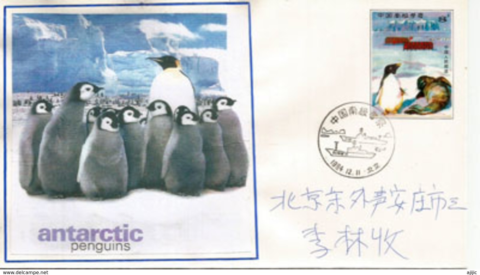 First Chinese Antarctic Expedition 1984, Cover Addressed To China - Briefe U. Dokumente