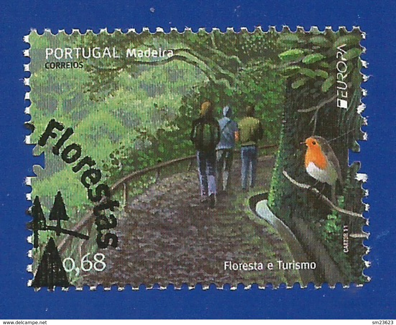 Portugal / Madeira  2011  Mi.Nr. 308 , EUROPA CEPT - Der Wald - Gestempelt / Used / (o) - 2011