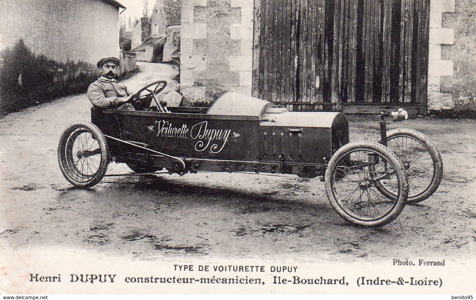 CPA De L'île Bouchard - Henri Dupuy,construteur - Mécanicien. - L'Île-Bouchard