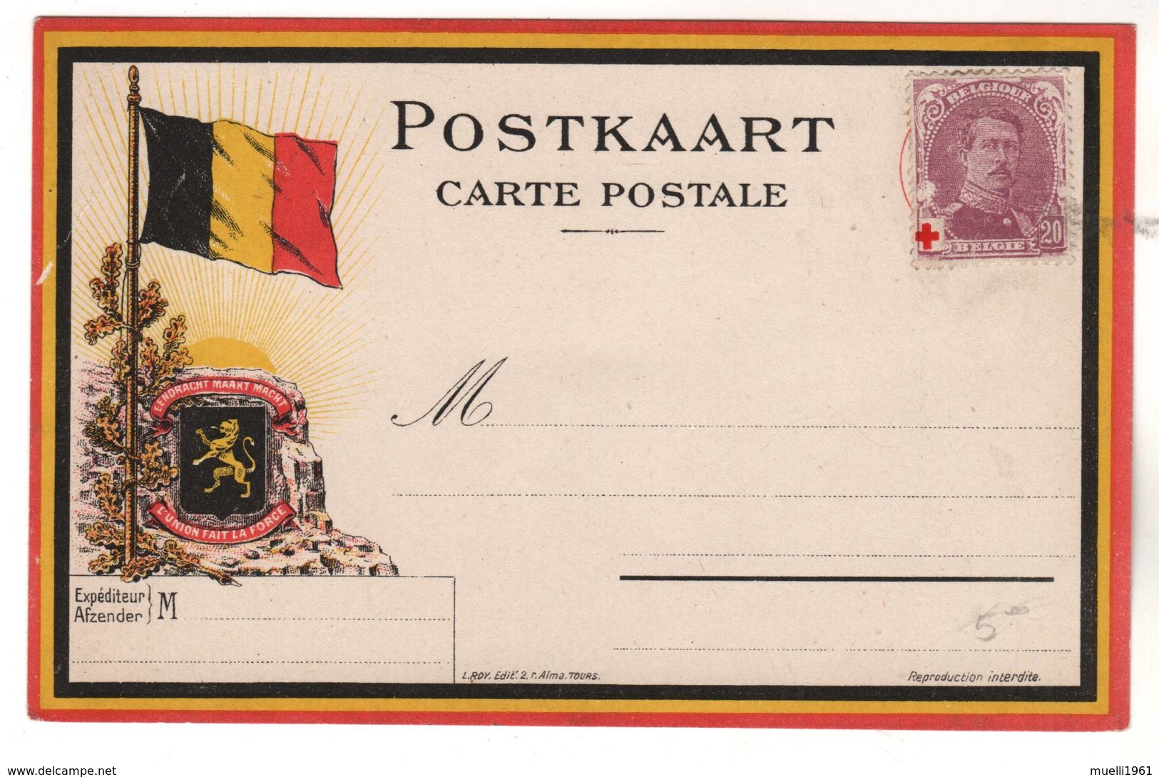 +1991, Postkarte Belgien - Autres & Non Classés