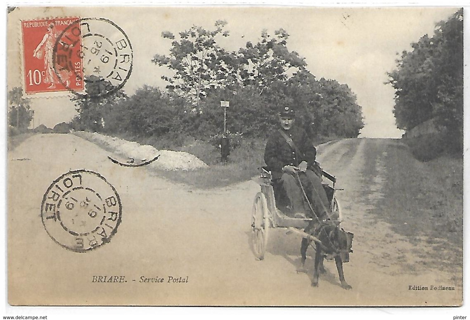 BRIARE - Service Postal - Facteur - Briare