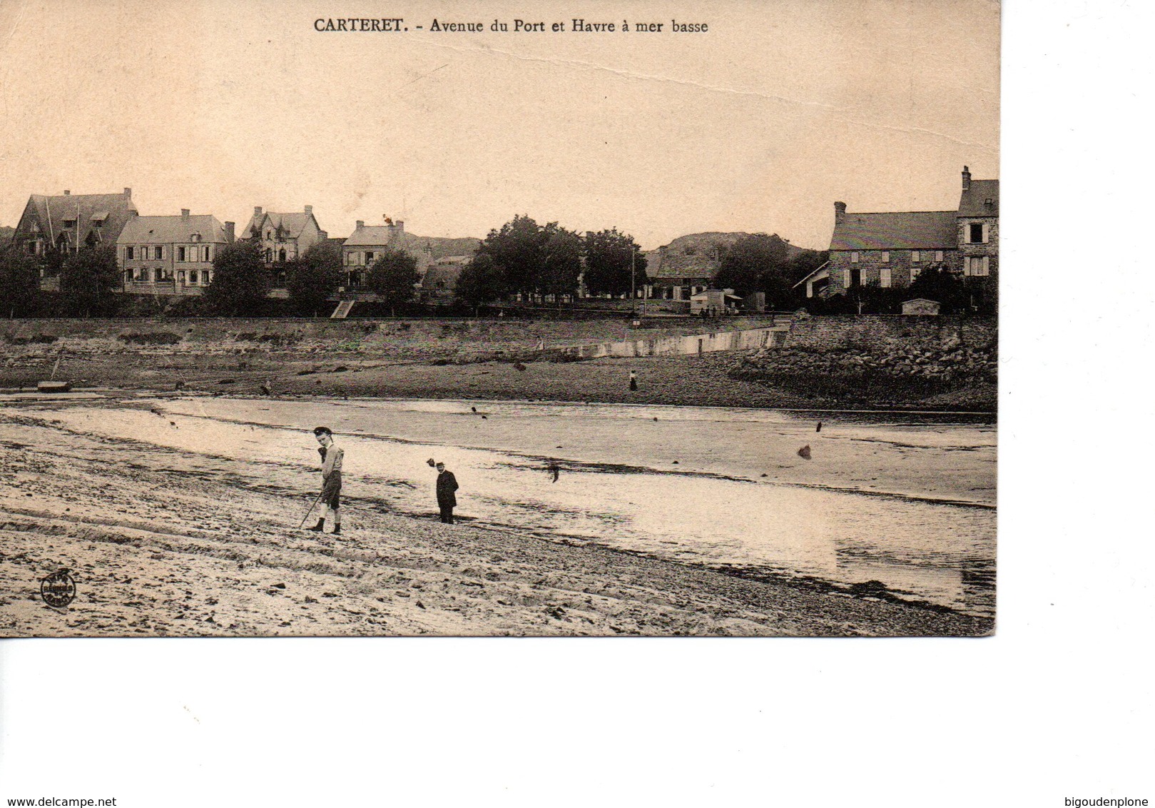 CARTERET Avenue Du Port Et Havre à Mer Basse - Carteret