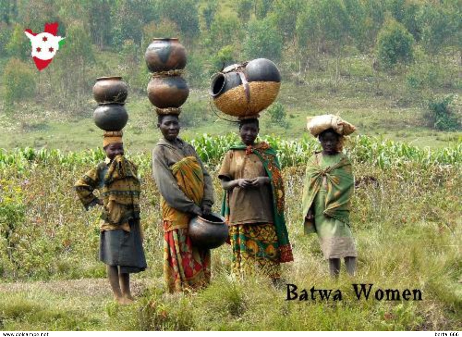 Burundi Batwa Women New Postcard - Burundi