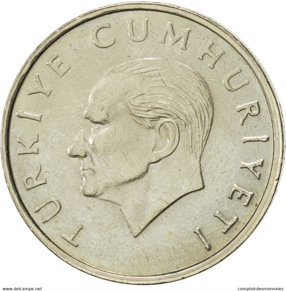 Monnaie, Turquie, 10000 Lira, 10 Bin Lira, 1996, TTB+, Copper-Nickel-Zinc - Turquie