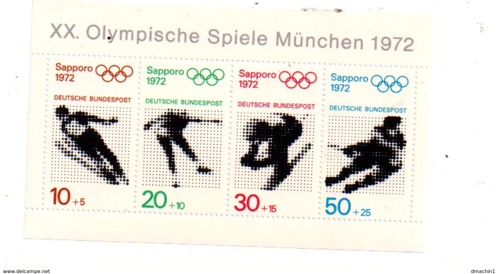 Olympische Spiele Munchen 1972- Feuillet-voir état - Autres & Non Classés