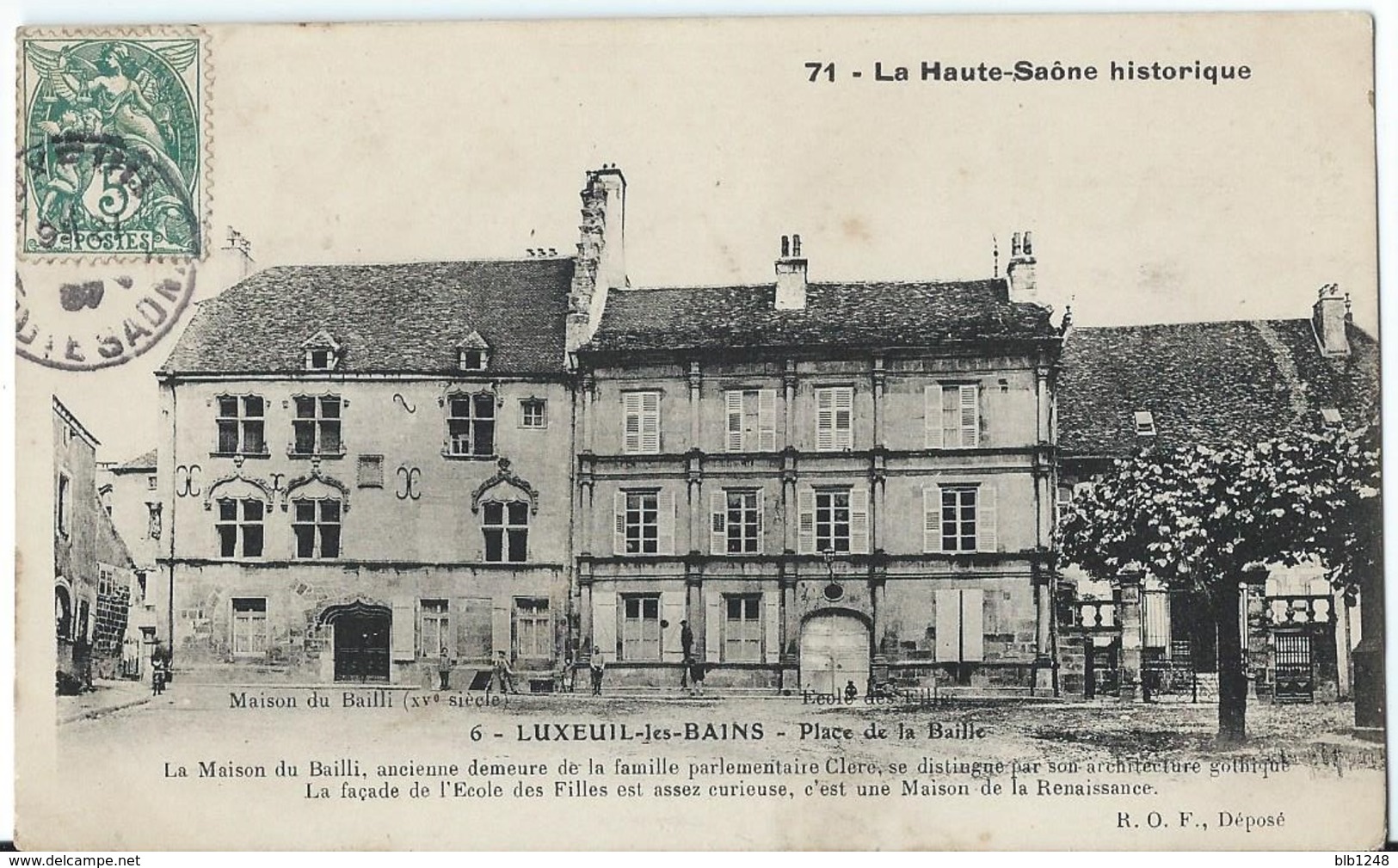 [70] Haute Saône Luxeuil Les Bains Place De La Baille - Luxeuil Les Bains