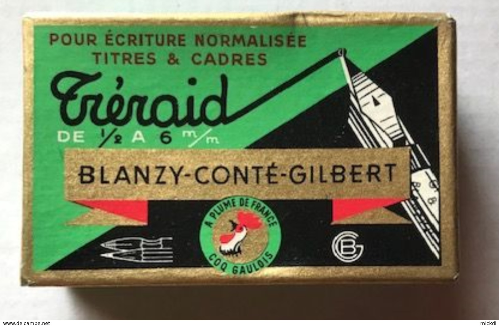 TRERAID DE 1/2 à 2 1/2  M/m BOITE 36 PLUMES N° 1800 A 1805 - BLANZY-CONTE-GILBERT - BOITE NON OUVERTE - Pens