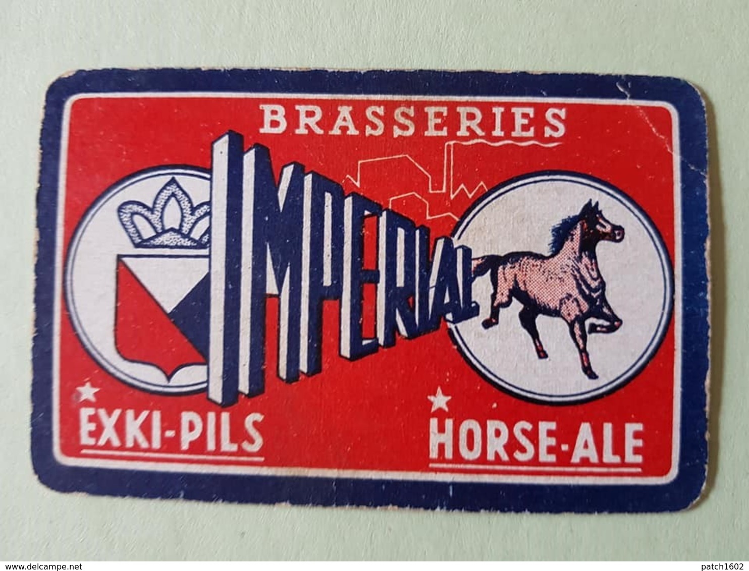 Brasserie Impériale Horse-ale  Une Carte à Jouer Jeu Cartes - Otros & Sin Clasificación