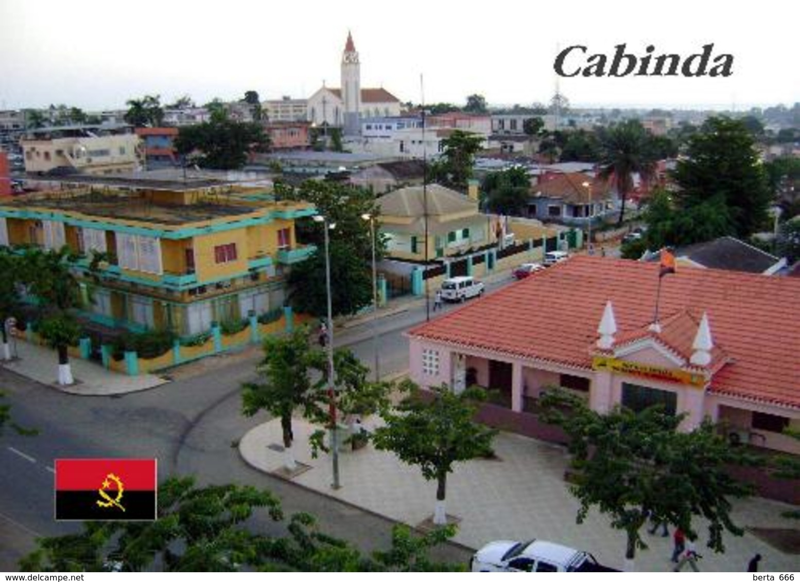 Angola Cabinda City New Postcard - Angola