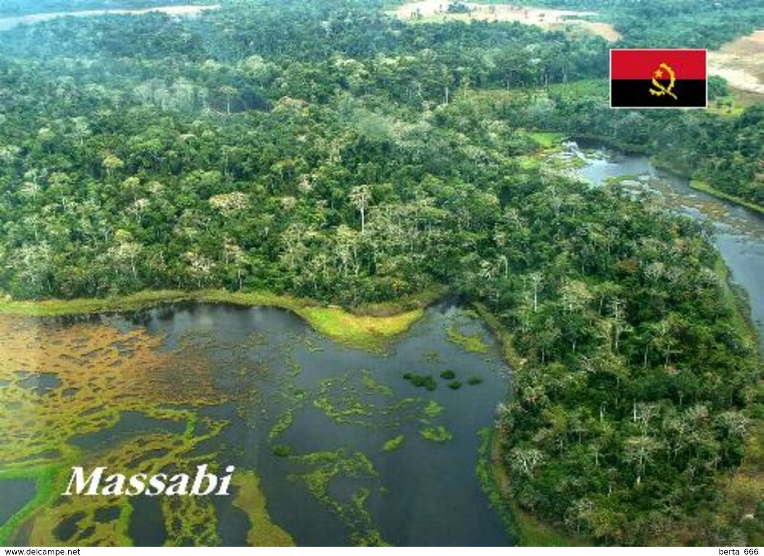 Angola Cabinda Exclave Massabi River New Postcard - Angola