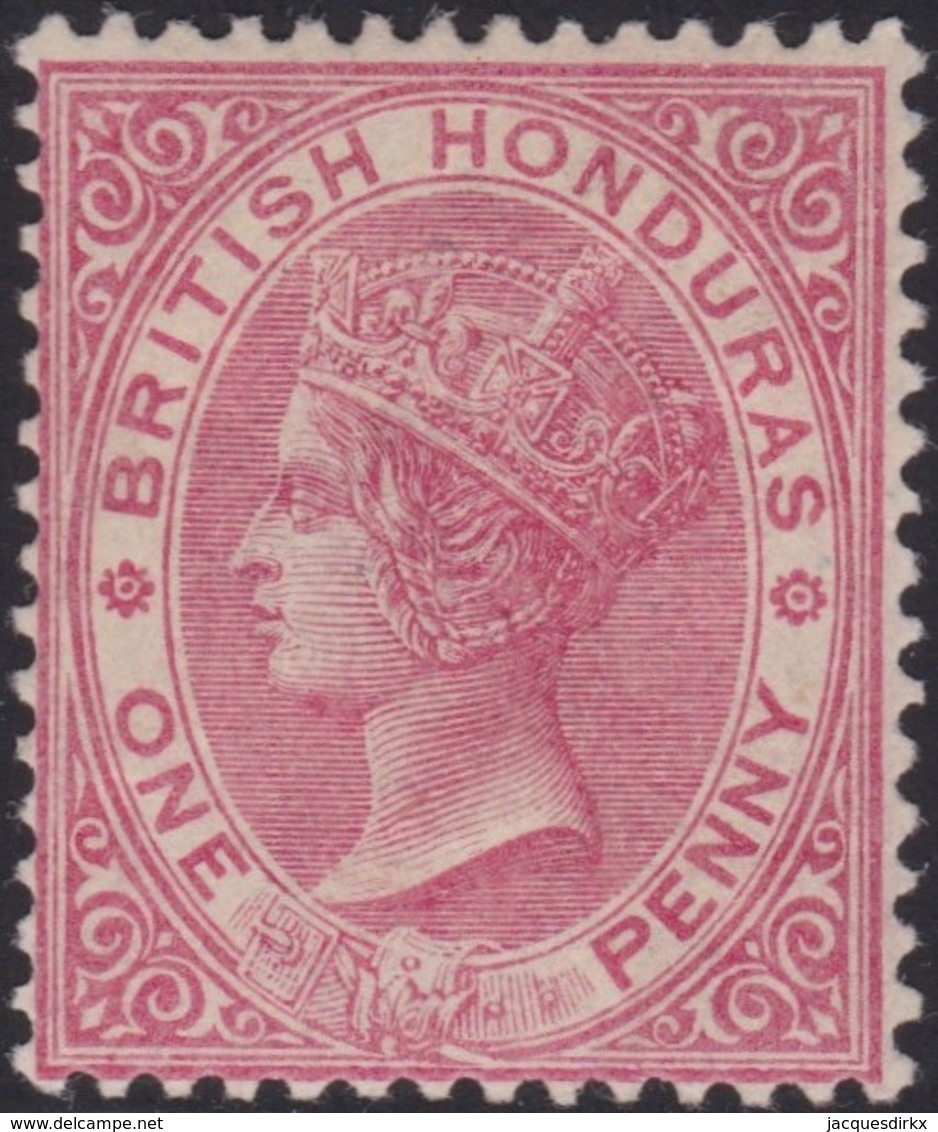 British  Honduras      .   SG     .    18      .      *       .   Ongebruikt      .   /    .  Mint-hinged - Honduras Britannique (...-1970)