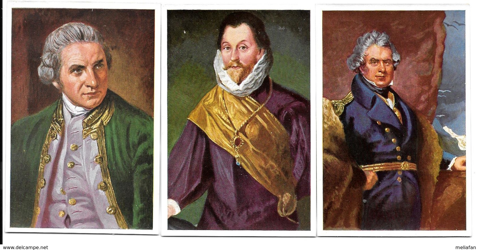 BR34 - REEMTSMA CIGARETTE CARDS - JOHN ROSS  - FRANCIS DRAKE - JAMES COOK - Autres & Non Classés