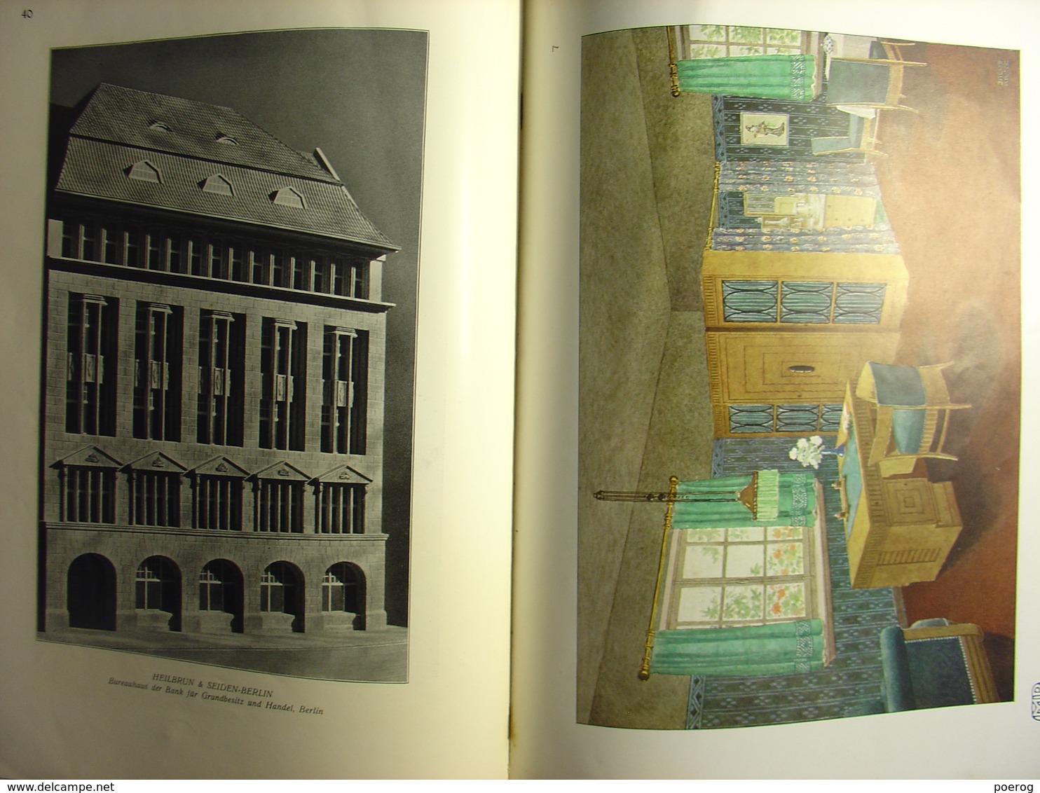 MODERNE BAUFORMEN - REVUE ALLEMANDE D' ARCHITECTURE - n°1 de 1910 très illustrée belle facture très nombreuses planches