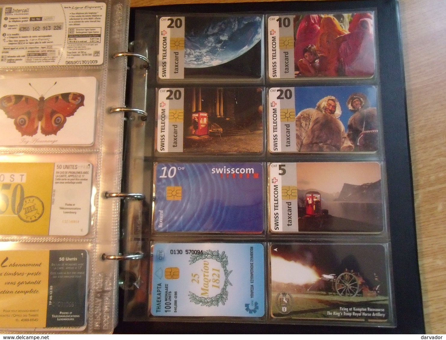 LIQUIDATION / TL1 /album de 176 télécartes de FRANCE et divers pays ( privée, monaco,suisse,intercall  TTB   VOIR SCAN
