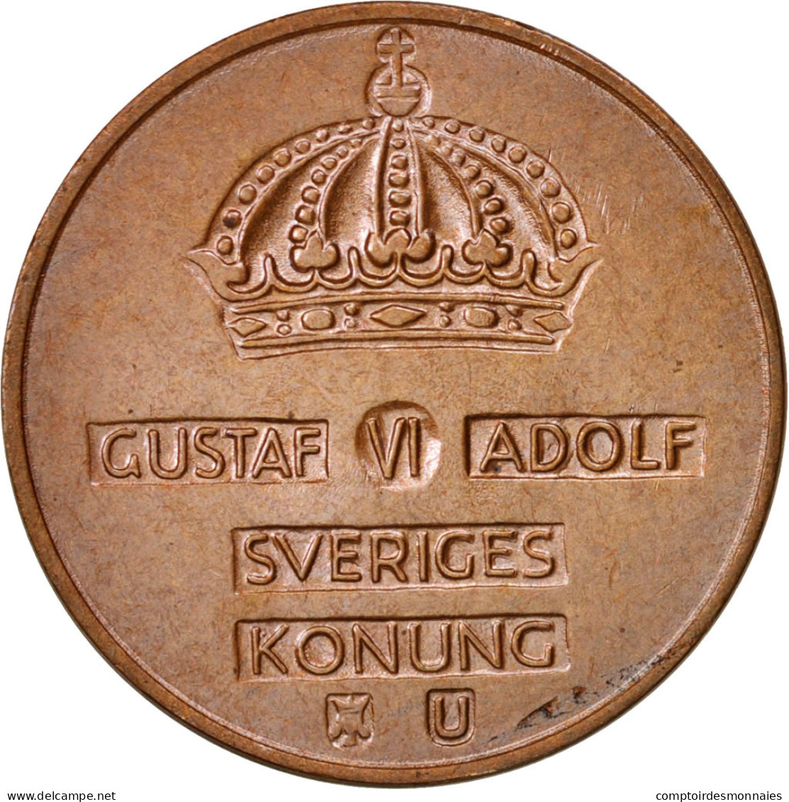 Monnaie, Suède, Gustaf VI, 2 Öre, 1971, SPL, Bronze, KM:821 - Suède