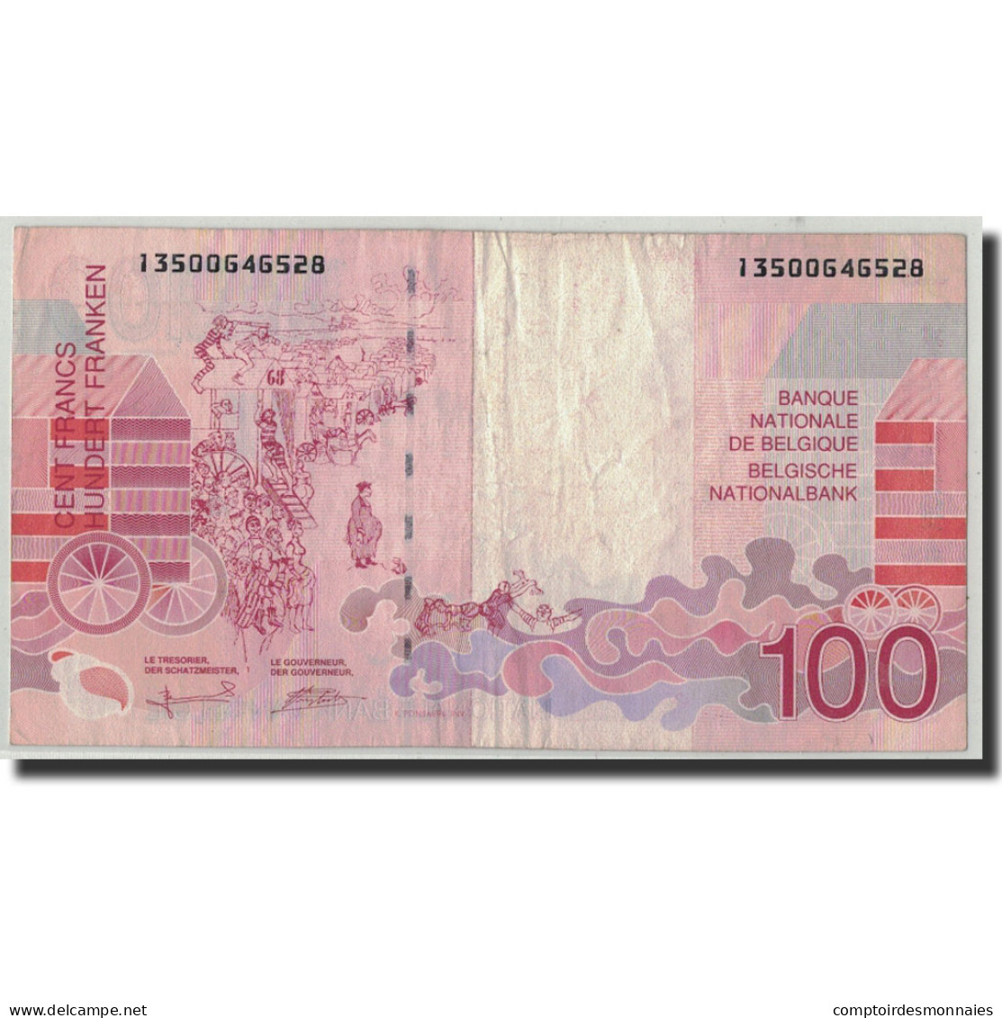 Billet, Belgique, 100 Francs, Undated (1995-2001), KM:147, TB - 100 Francs