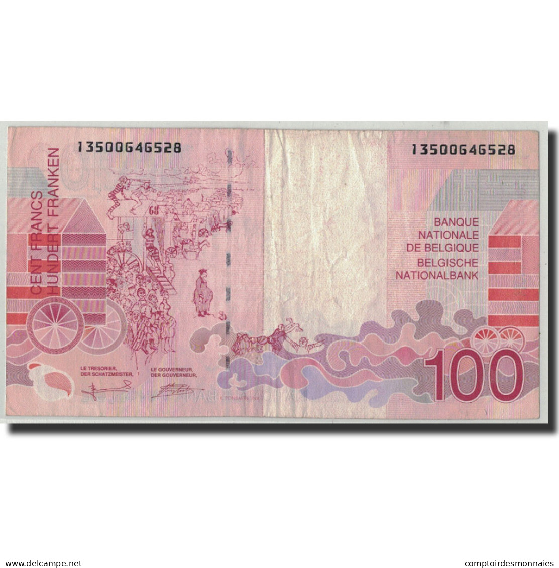 Billet, Belgique, 100 Francs, Undated (1995-2001), KM:147, TB - 100 Franchi