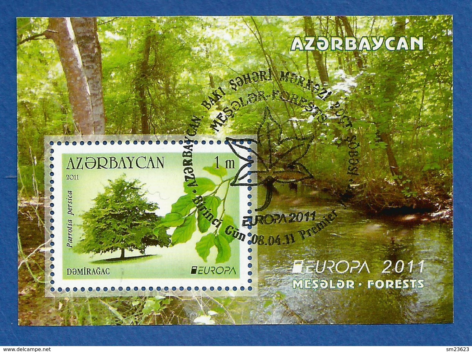 Belgien   2011 Mi.Nr.  Block 99 A (842A) , EUROPA CEPT - Der Wald - Gestempelt / Used / (o) - 2011