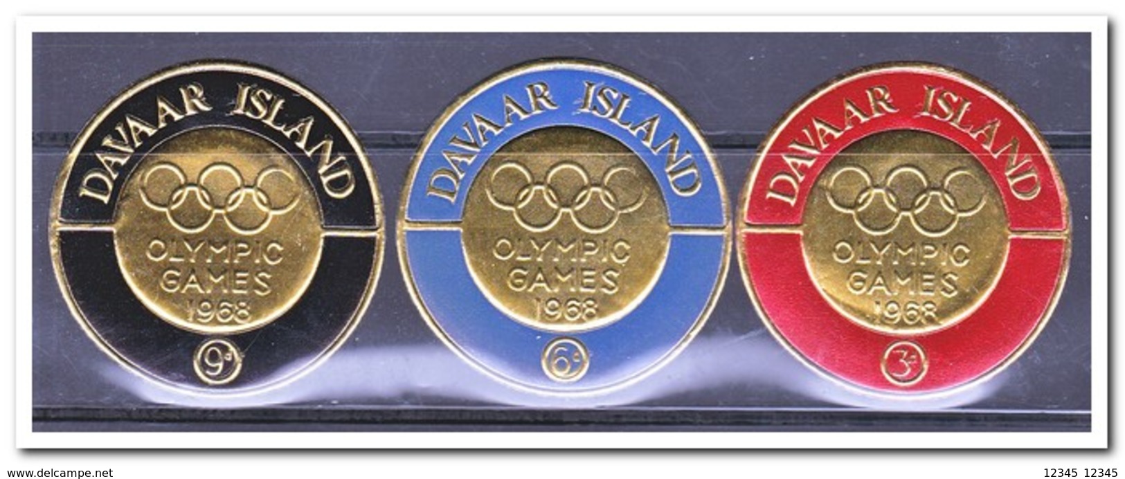 Davaar Island 1968, Postfris MNH, Olympic Games - Schotland