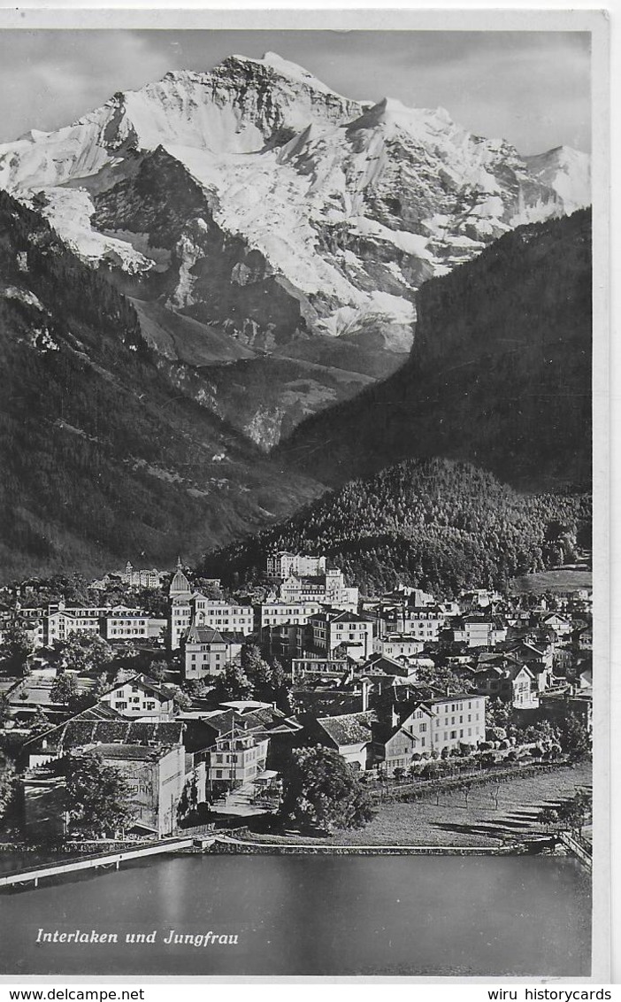 AK 0207  Interlaken Und Jungfrau Ca. Um 1950 - Interlaken