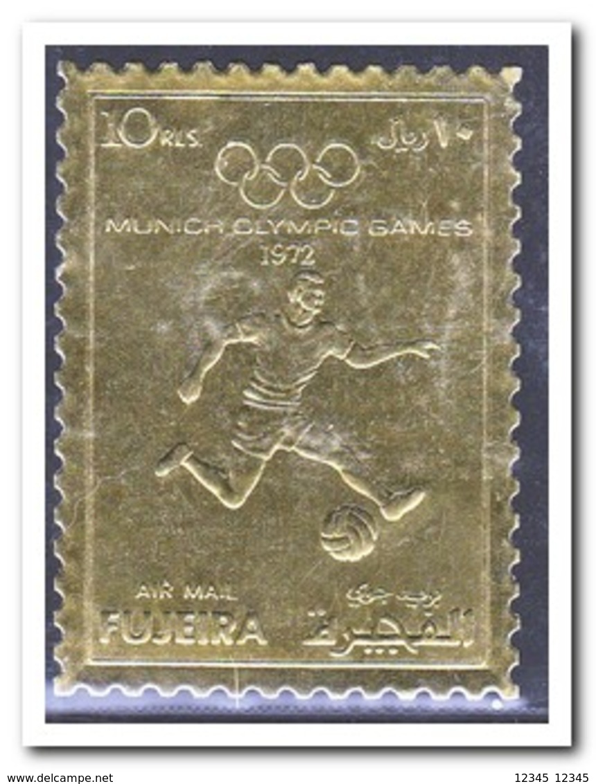 Fujeira 1972, Postfris MNH, Olympic Games, Football - Fujeira