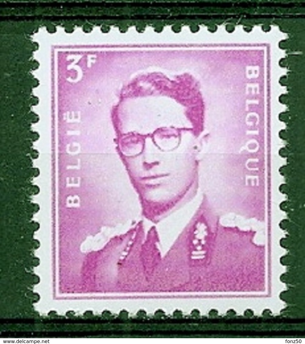 BELGIE Boudewijn Bril * Nr 1067 P3a * Postfris Xx * FLUOR  PAPIER - 1953-1972 Bril