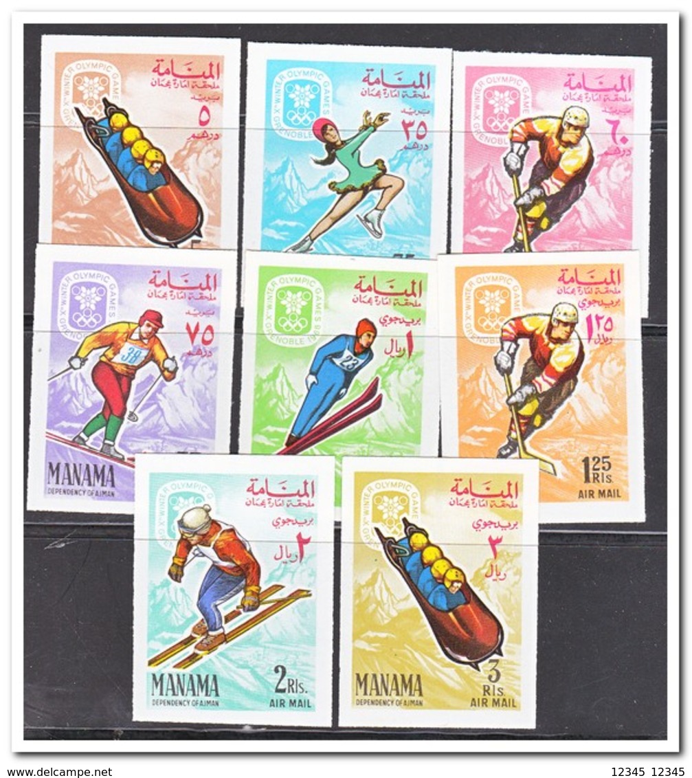 Manama 1967, Postfris MNH, Olympic Winter Games - Manama