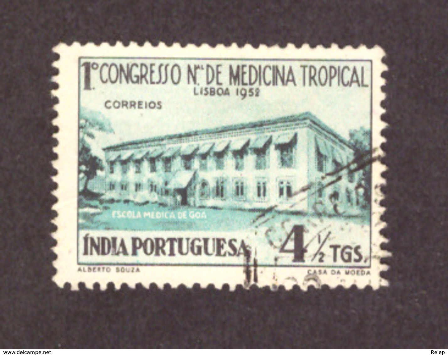 Inde Portugaise  1952 -  International Congress On Tropical Medicine, Lisbon # TBE# - Inde Portugaise