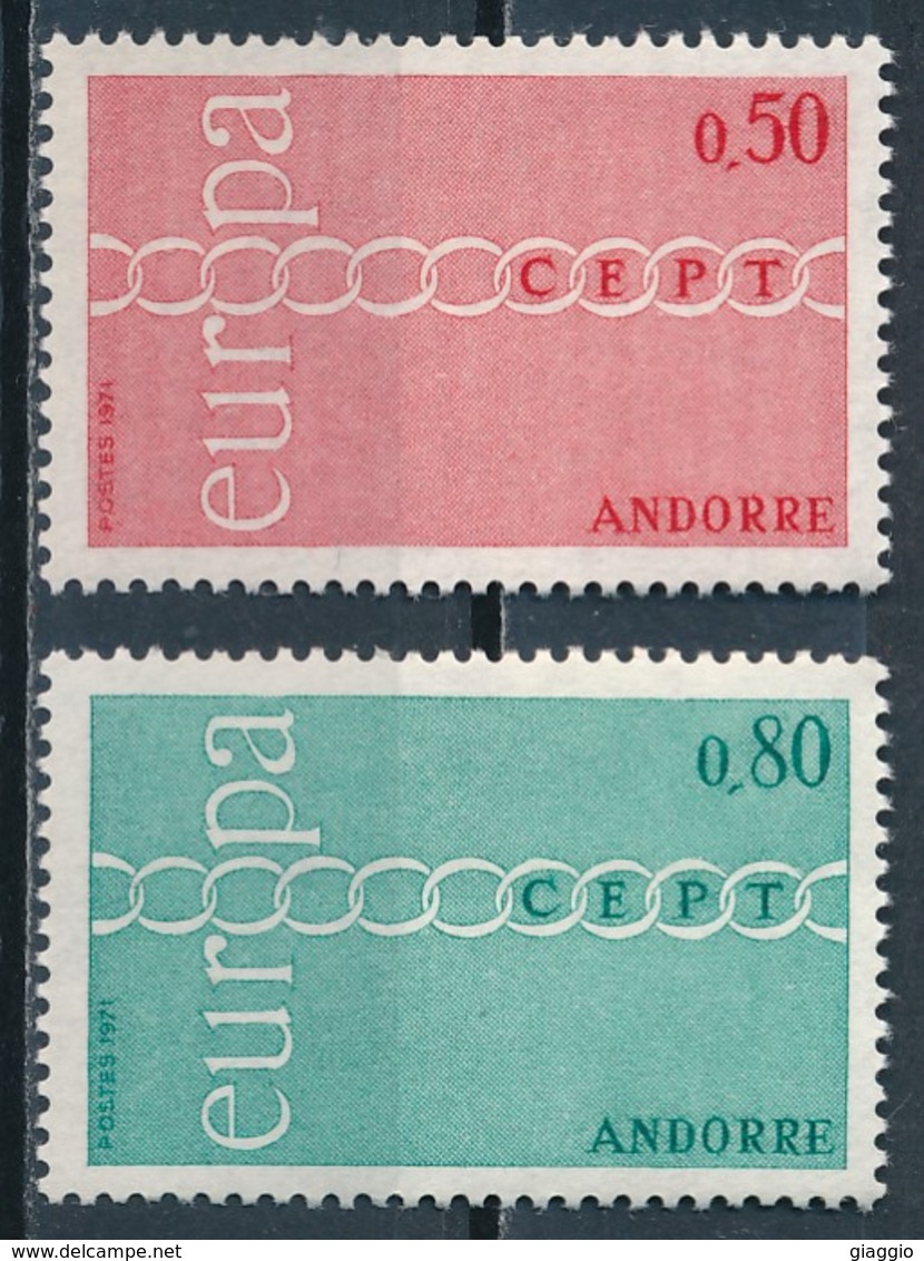 °°° ANDORRA - Y&T N°212/13 - 1971 MNH °°° - Nuovi