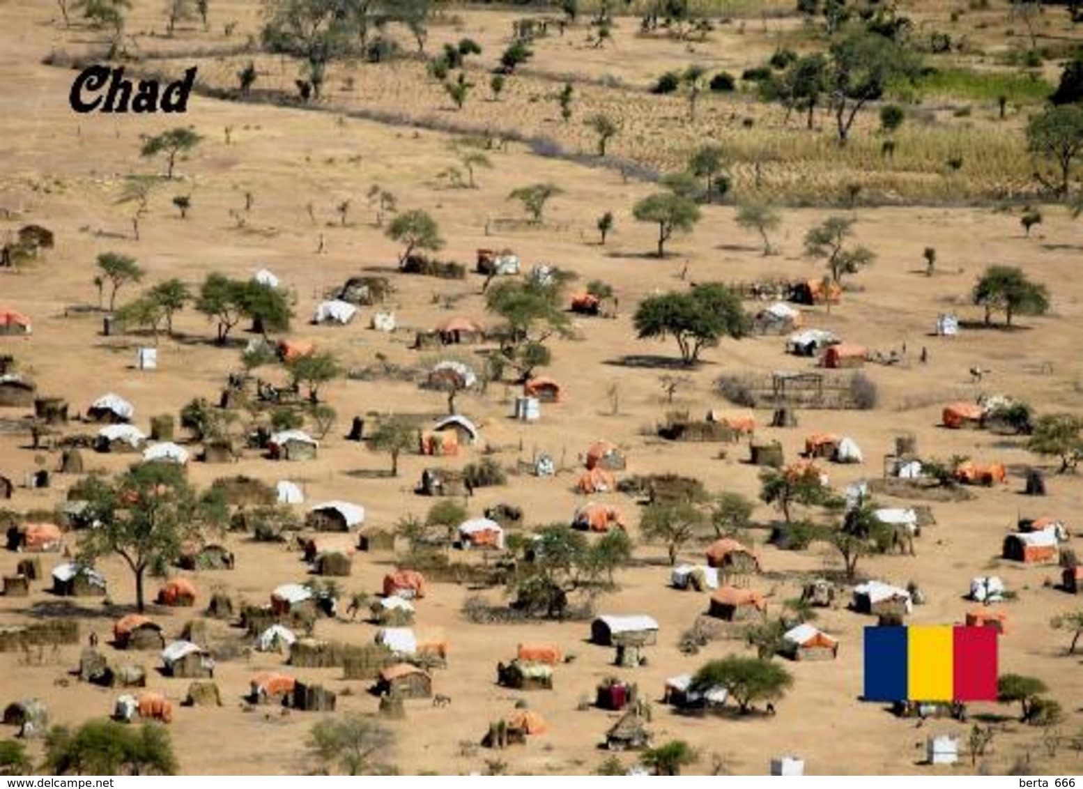 Chad Landscape Aerial View New Postcard Tschad AK - Tschad