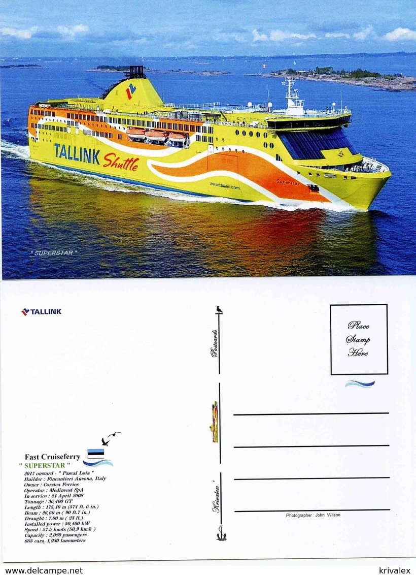 Ship Postcards -Passenger   Ship " Superstar  " Variant   Read Description - Autres & Non Classés