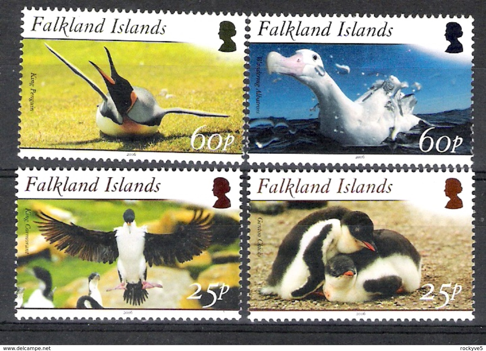 Falkland Islands 2006 Tourism MNH CV £8.00 - Albatro & Uccelli Marini