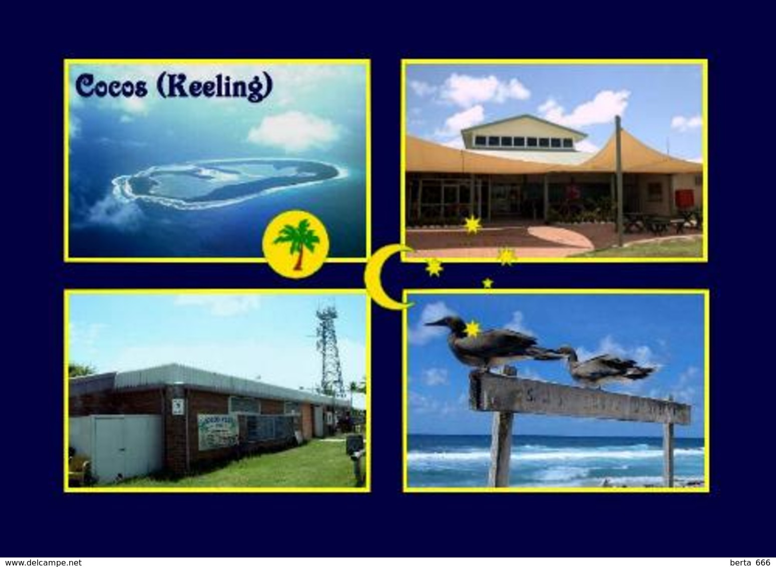 Cocos (Keeling) Islands Multiview New Postcard Kokosinsel AK - Kokosinseln (Keeling Islands)