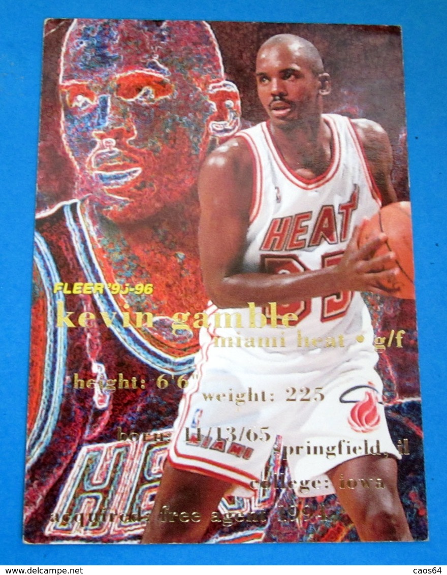 KEVIN GAMBLE   CARDS NBA FLEER 1996 N 303 - Altri & Non Classificati