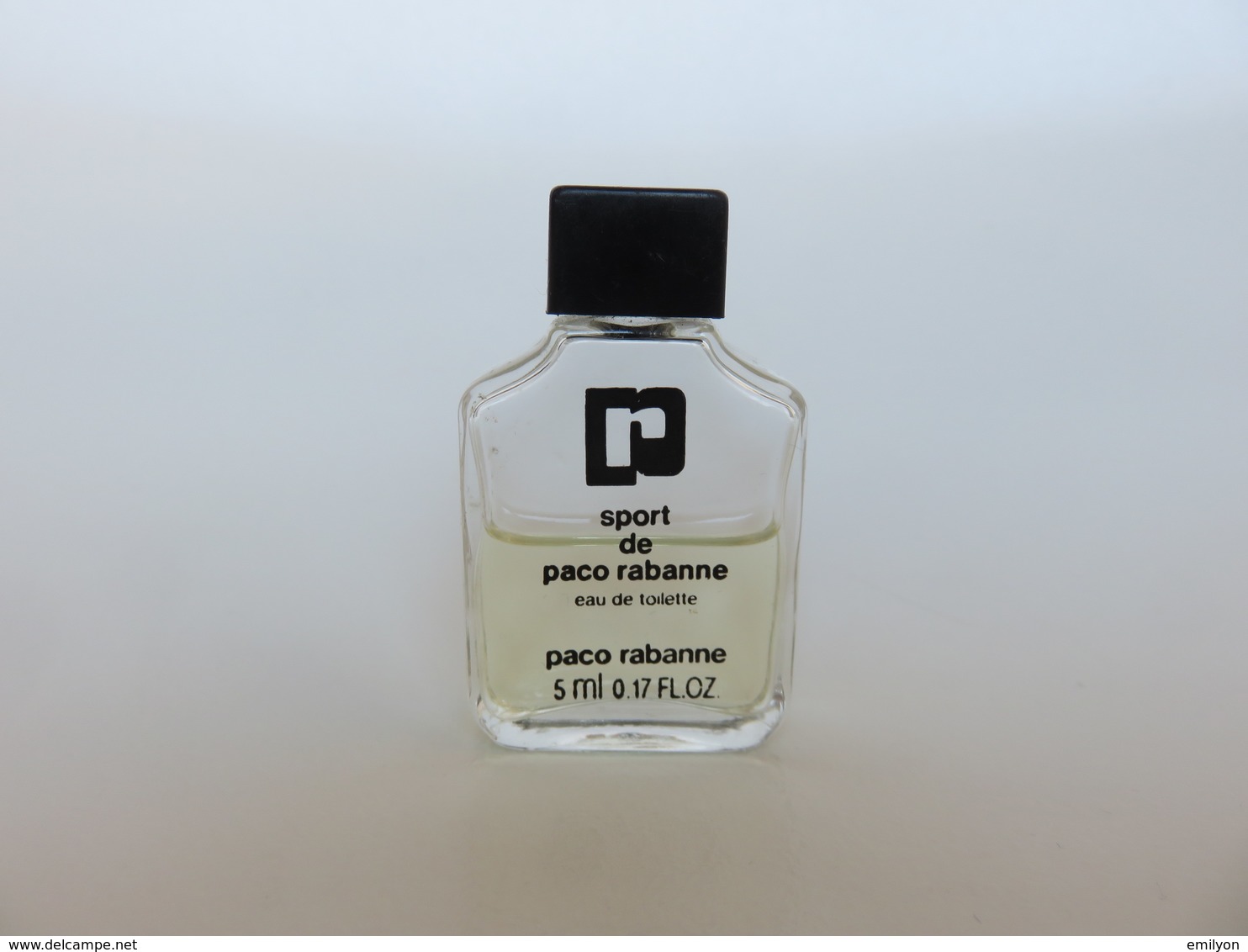 Sport - Paco Rabanne - Eau De Toilette - 5 ML - Miniaturen Flesjes Heer (zonder Doos)