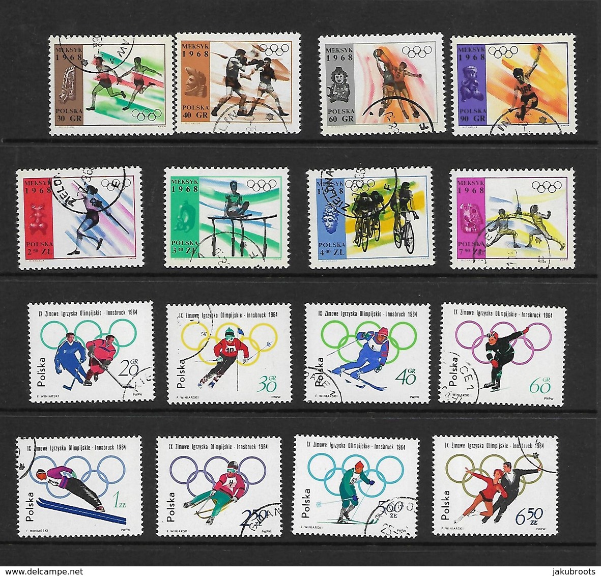 POLAND  SPORT  AND  OLYMPICS  STAMPS - Unused Stamps