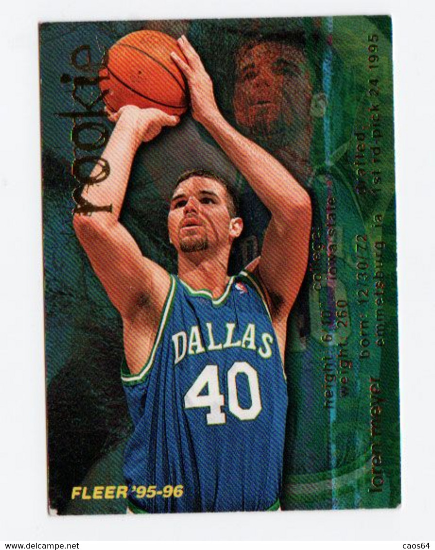 LOREN MEYER ROOKIE   CARDS NBA FLEER 1996 N 368 - Altri & Non Classificati