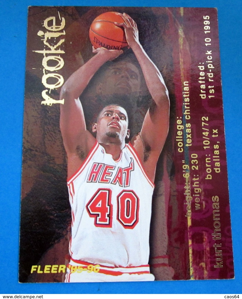 KURT THOMAS   CARDS NBA FLEER 1996 N 382 - Altri & Non Classificati