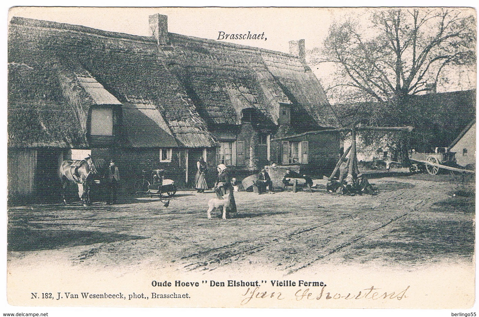 Brasschaet - Hoeve ''den Elshout'' 1904  (Geanimeerd) - Brasschaat