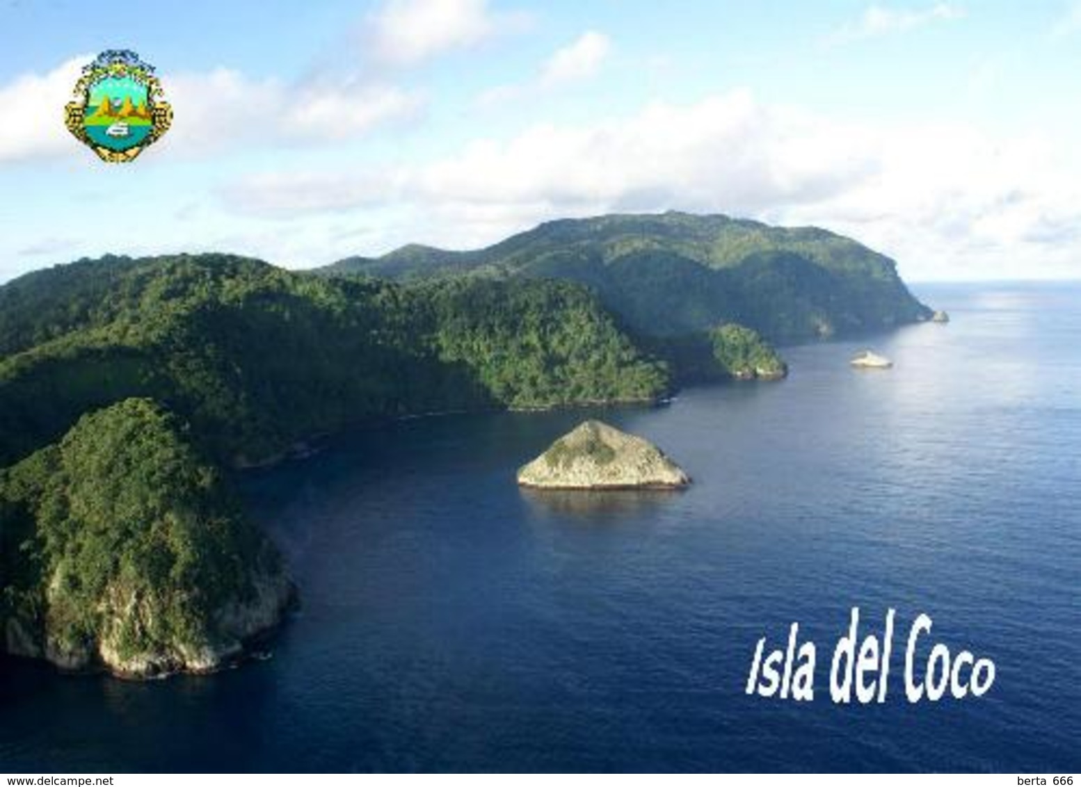 Costa Rica Cocos Island UNESCO New Postcard Kokos-Insel AK - Costa Rica