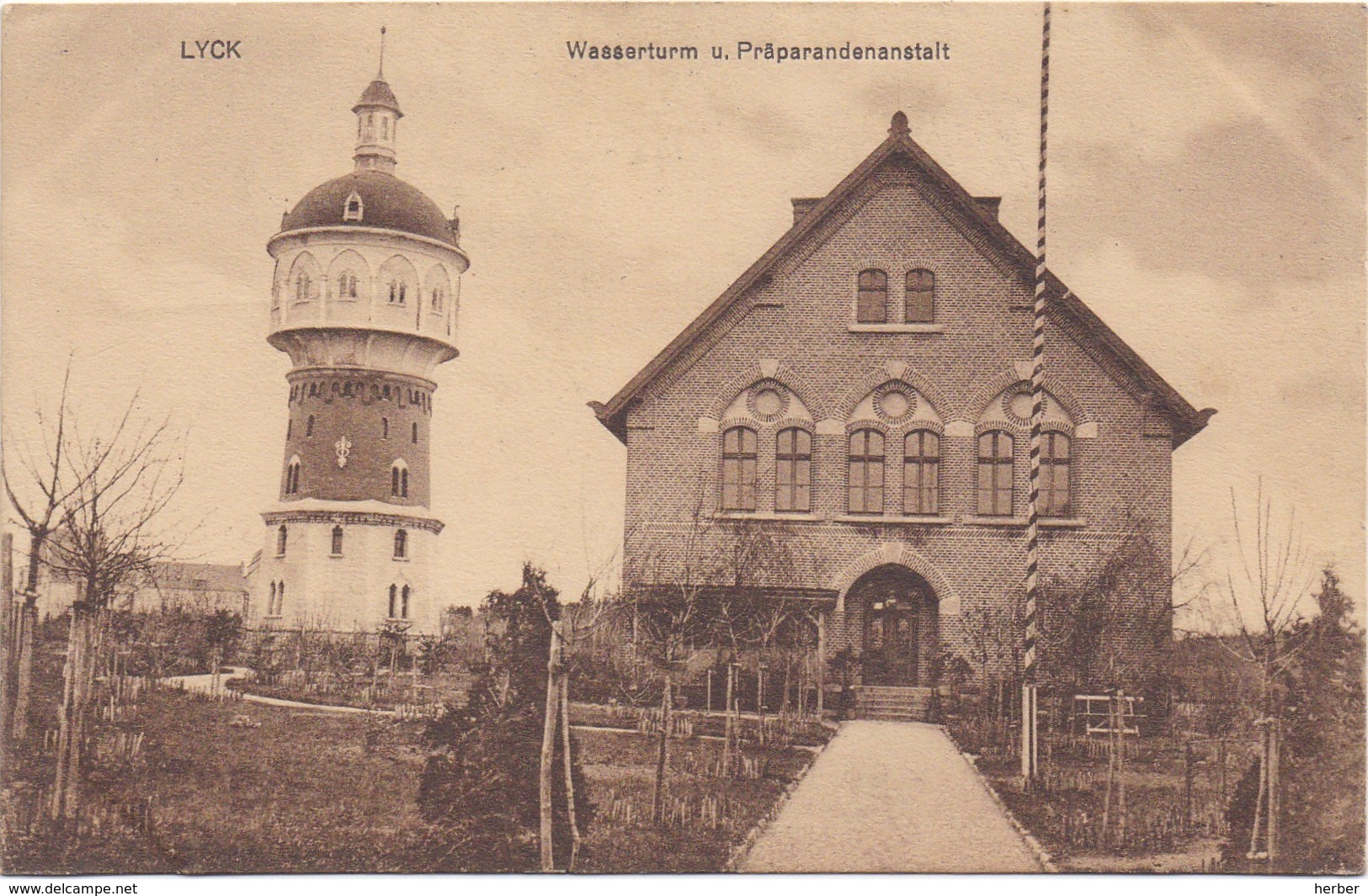 LYCK - ELK - 1913 - Wasserturm U. Präparandenanstalt - Pologne Polen Poland Ots-Preussen - Ostpreussen