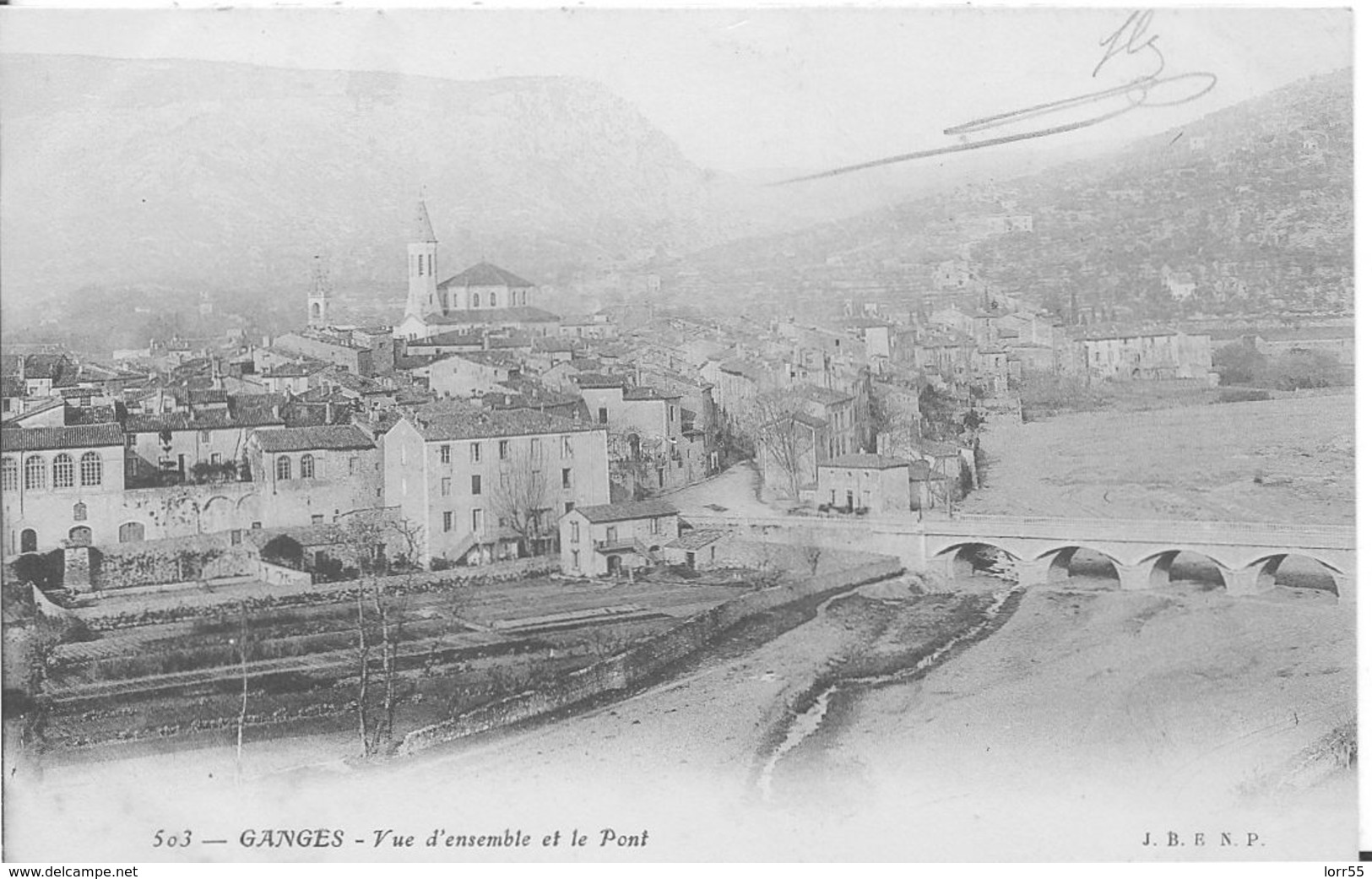 34-4- GANGES -VUE DU VILLAGE - Ganges