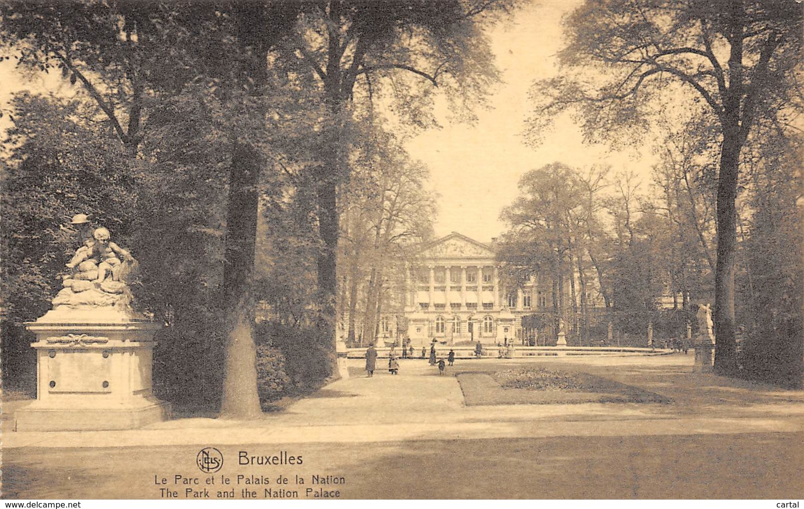 BRUXELLES - Le Parc Et Le Palais De La Nation - Bossen, Parken, Tuinen