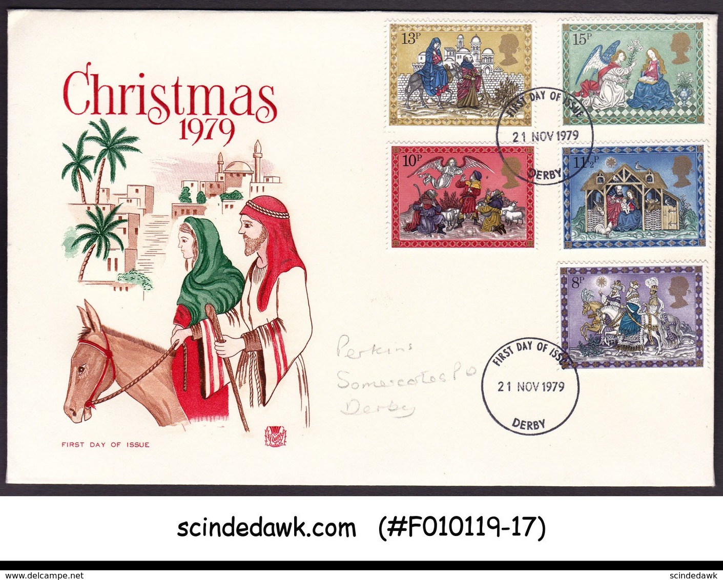 GREAT BRITAIN - 1979 CHRISTMAS - 5V - FDC - Ohne Zuordnung