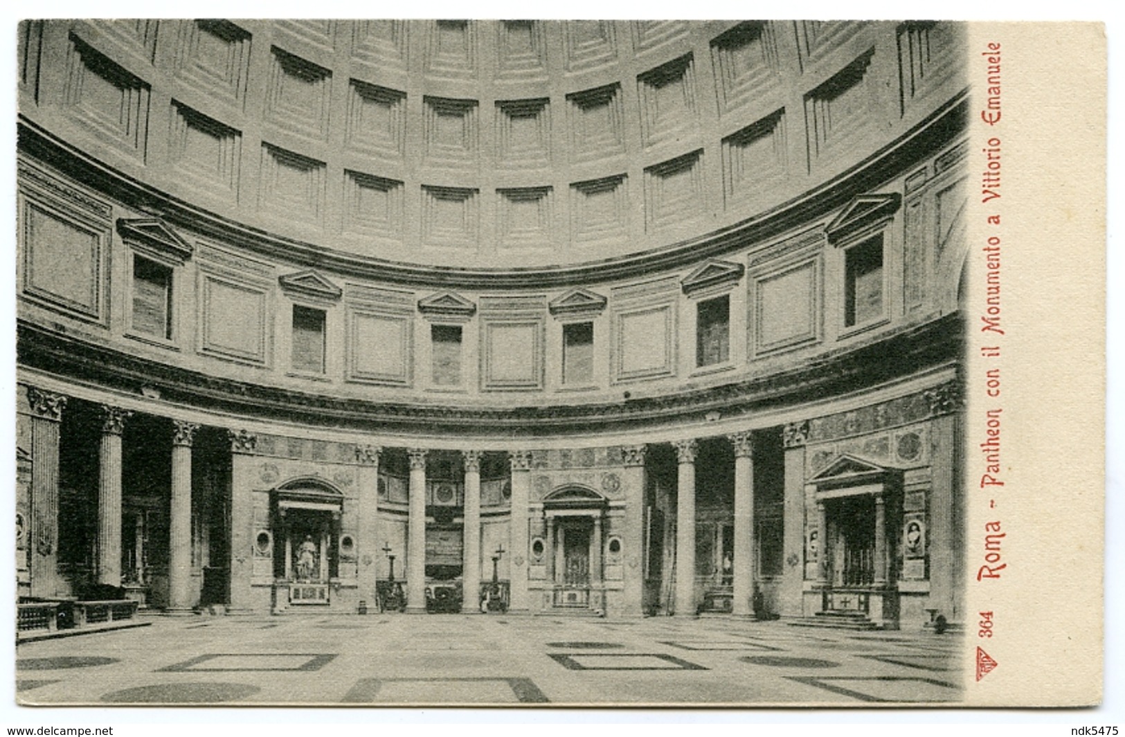 ITALIA : ROME / ROMA - PANTHEON CON IL MONUMENTO A VITTORIO EMANUELE - Panthéon