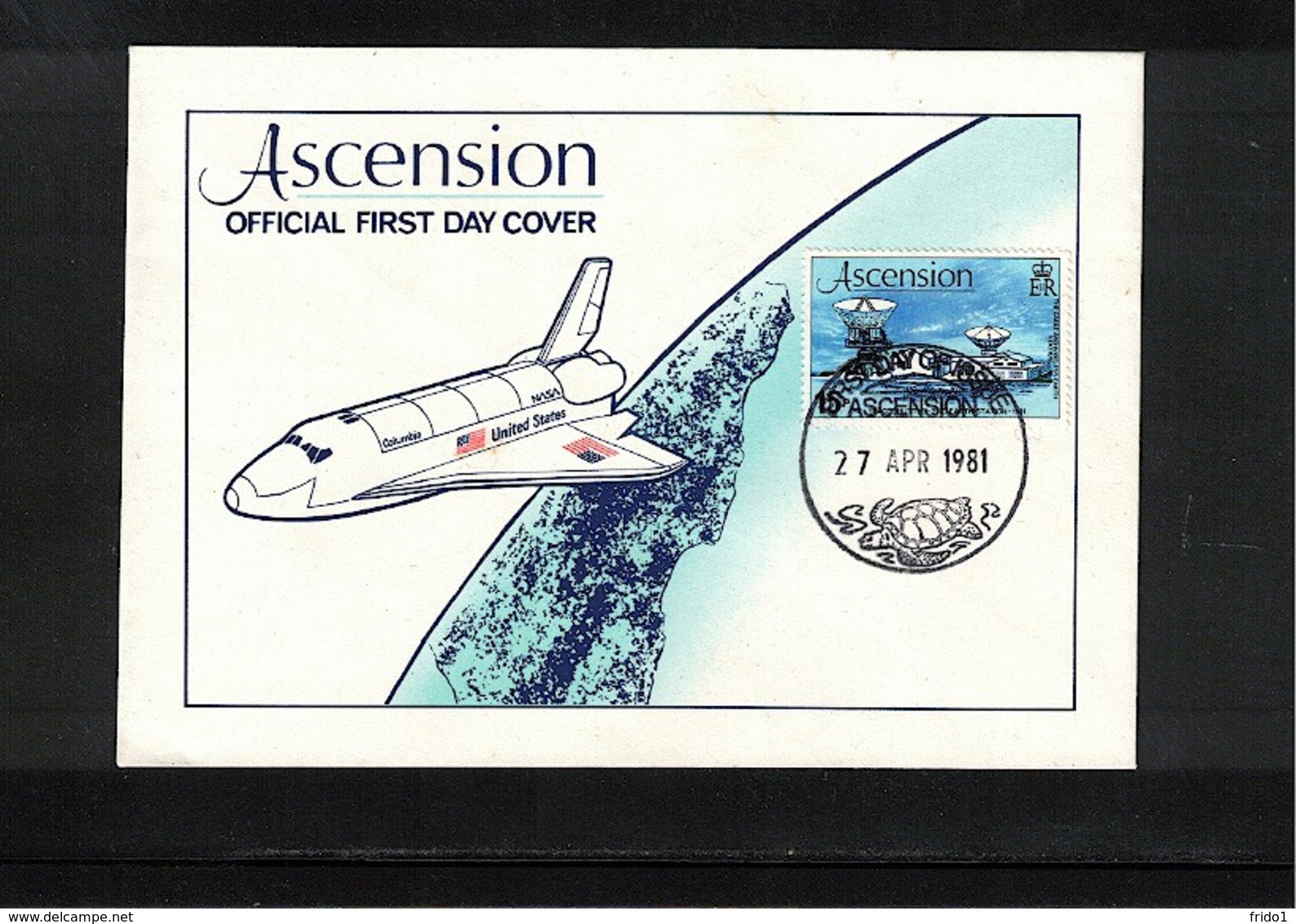 Ascension 1981 Space / Raumfahrt Space Shuttle Interesting FDC - Afrika