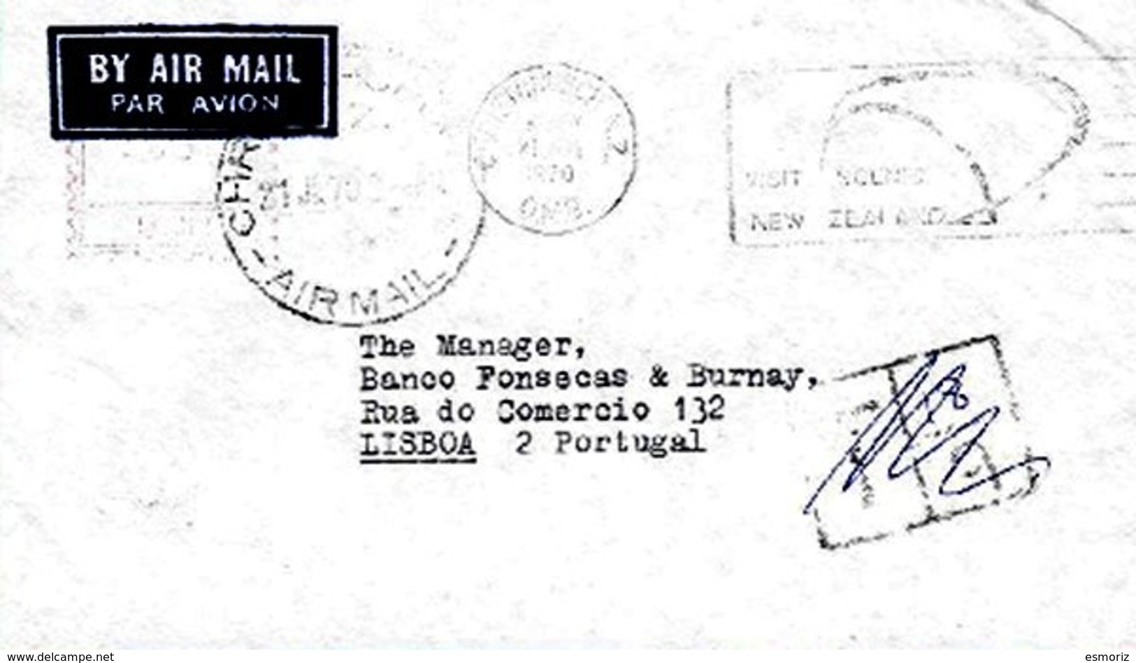 NEW ZEALAND, 1970, Cover - Cartas & Documentos