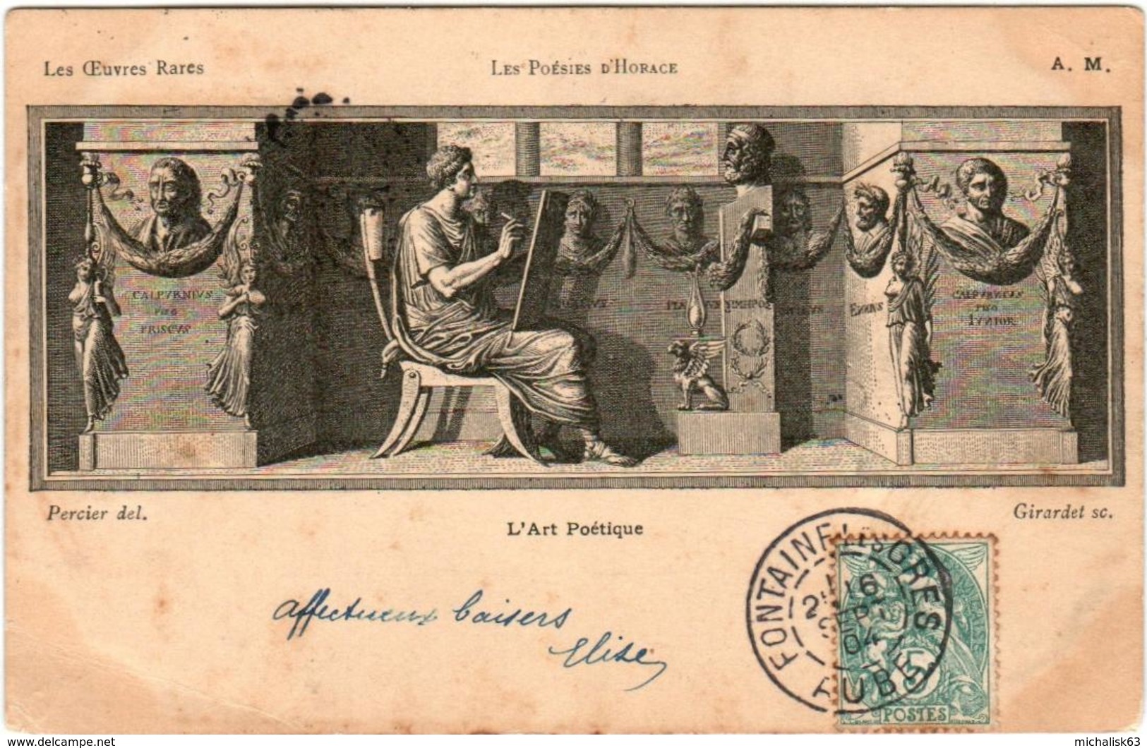 5IG 146 CPA - LES OEUVRES RARES - L'ART POETIQUE - Theatre