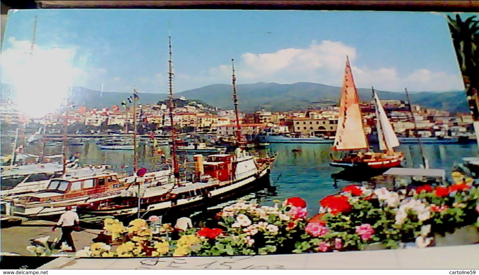 10  CARD SAN REMO  SANREMO PORTO PORTOSOLE  HARBOR BARCHE  NAVI  VELA   VBN1963/76  HB9030