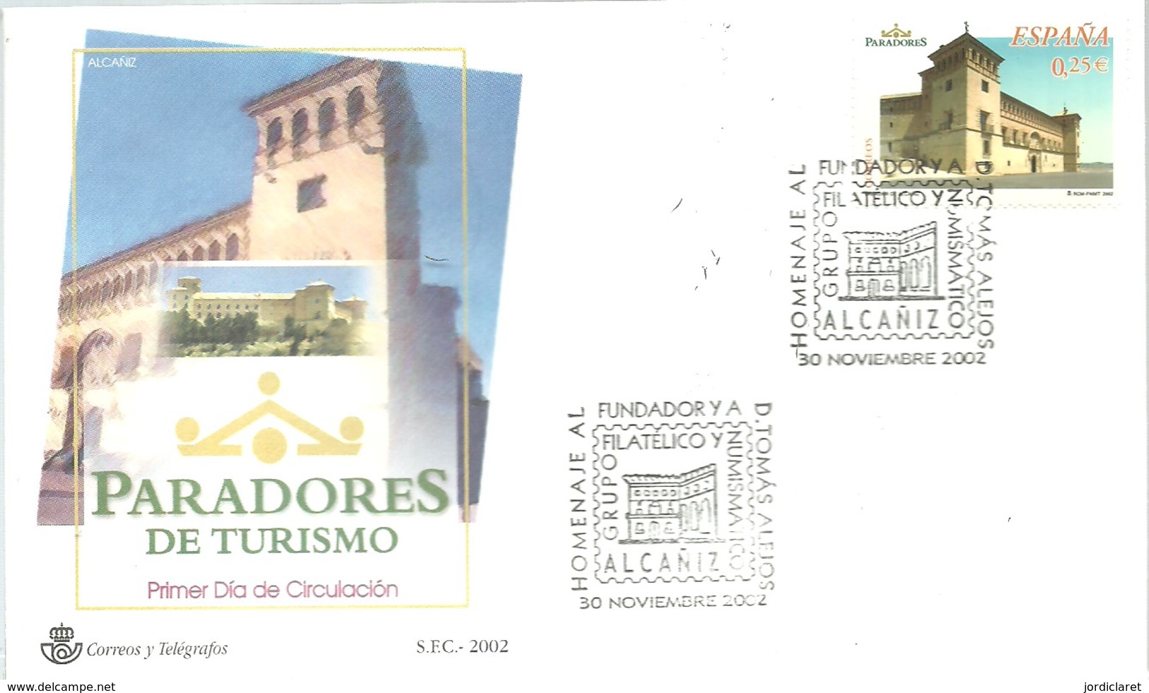 MATASELLOS  2002   ALCAÑIZ - Cartas & Documentos